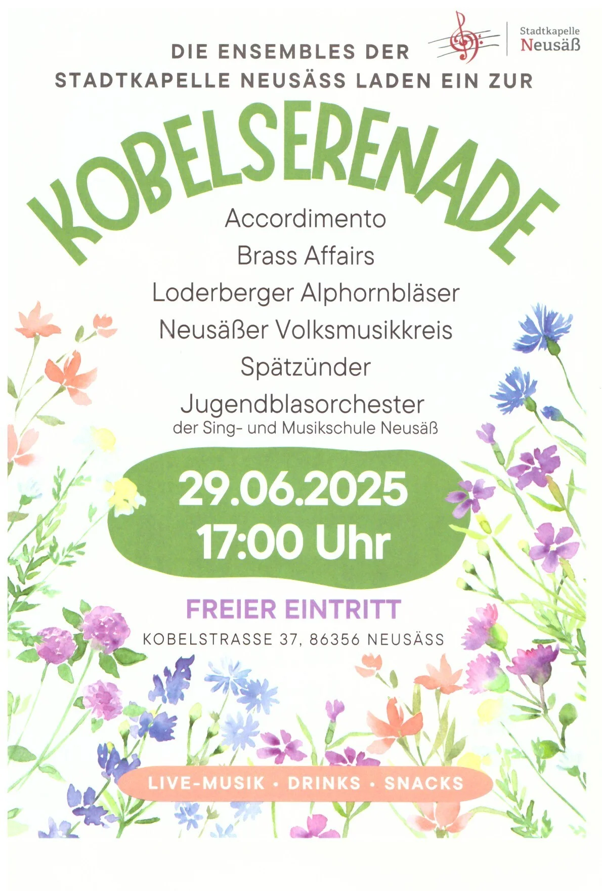 Bild: 2025 Flyer Kobelserenade
