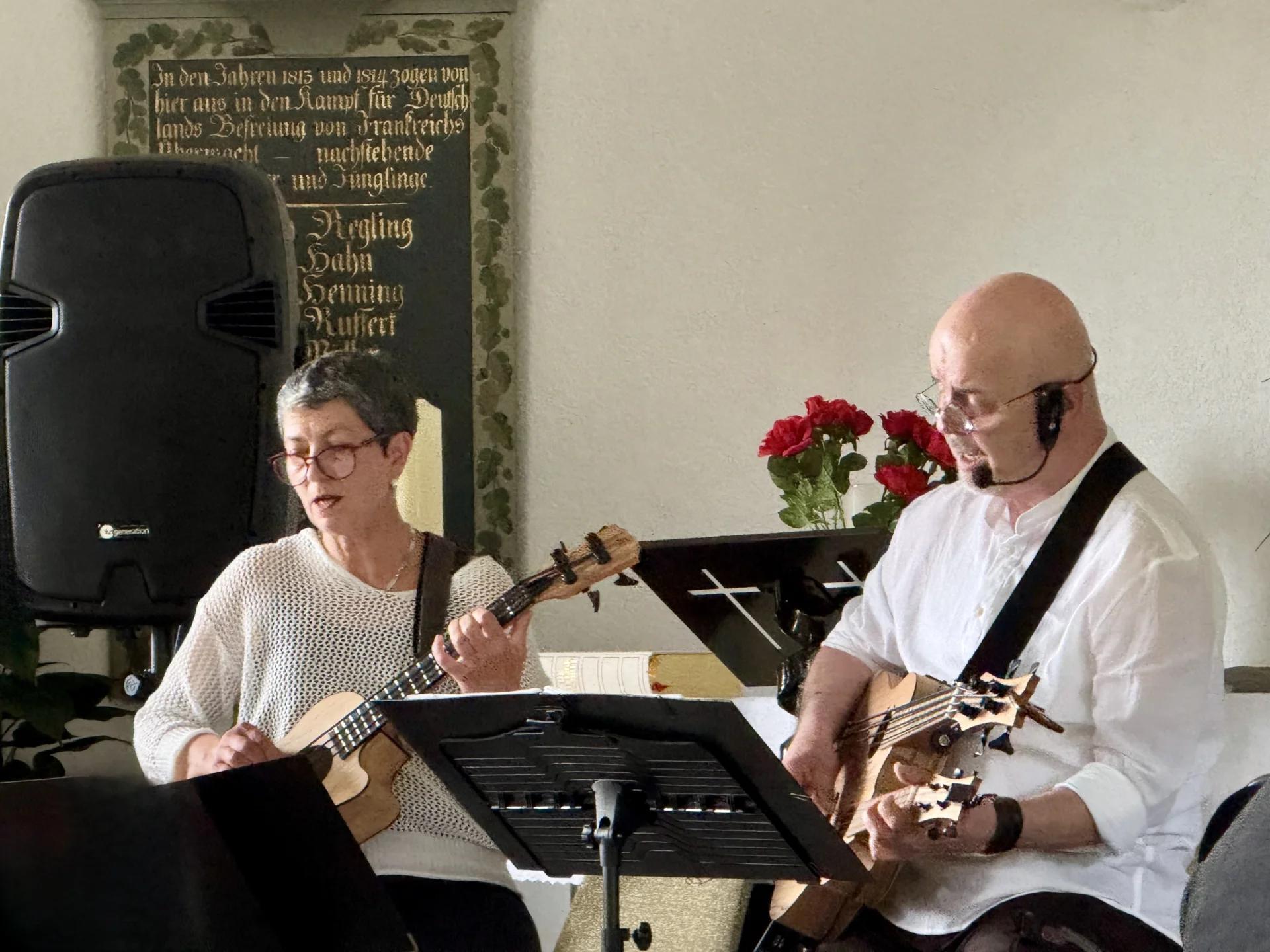 Bild: Auftritt der Ukulele-Gruppe