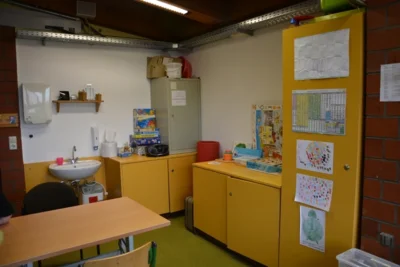 Vorschaubild: Das ist unser Sprachförderrraum. Hier haben einige Kinder Einzelförderung.