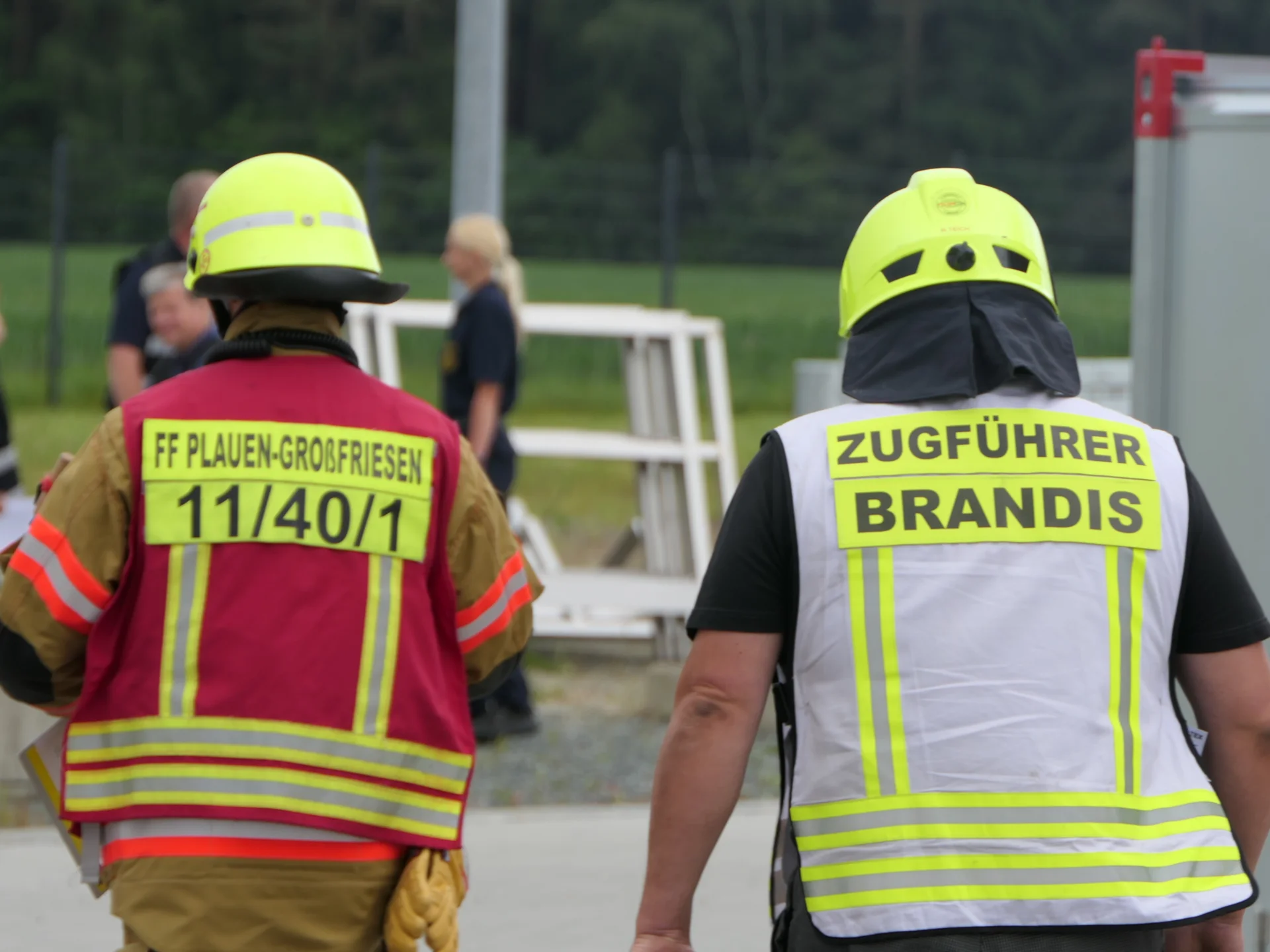 Foto der Galerie: Gemeinsam geht es besser - Katastrophenschutzübung der Landkreise Leipzig und Vogtland im Brand- und Katastrophenschutzzentrum Vogtland