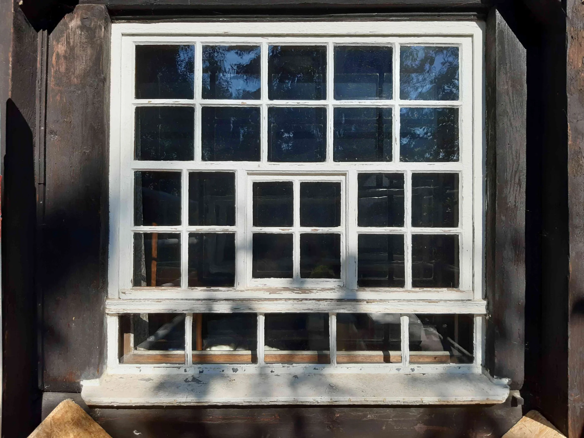 Bild: Historisches Sprossenfenster, Privatster (Vorzustand)