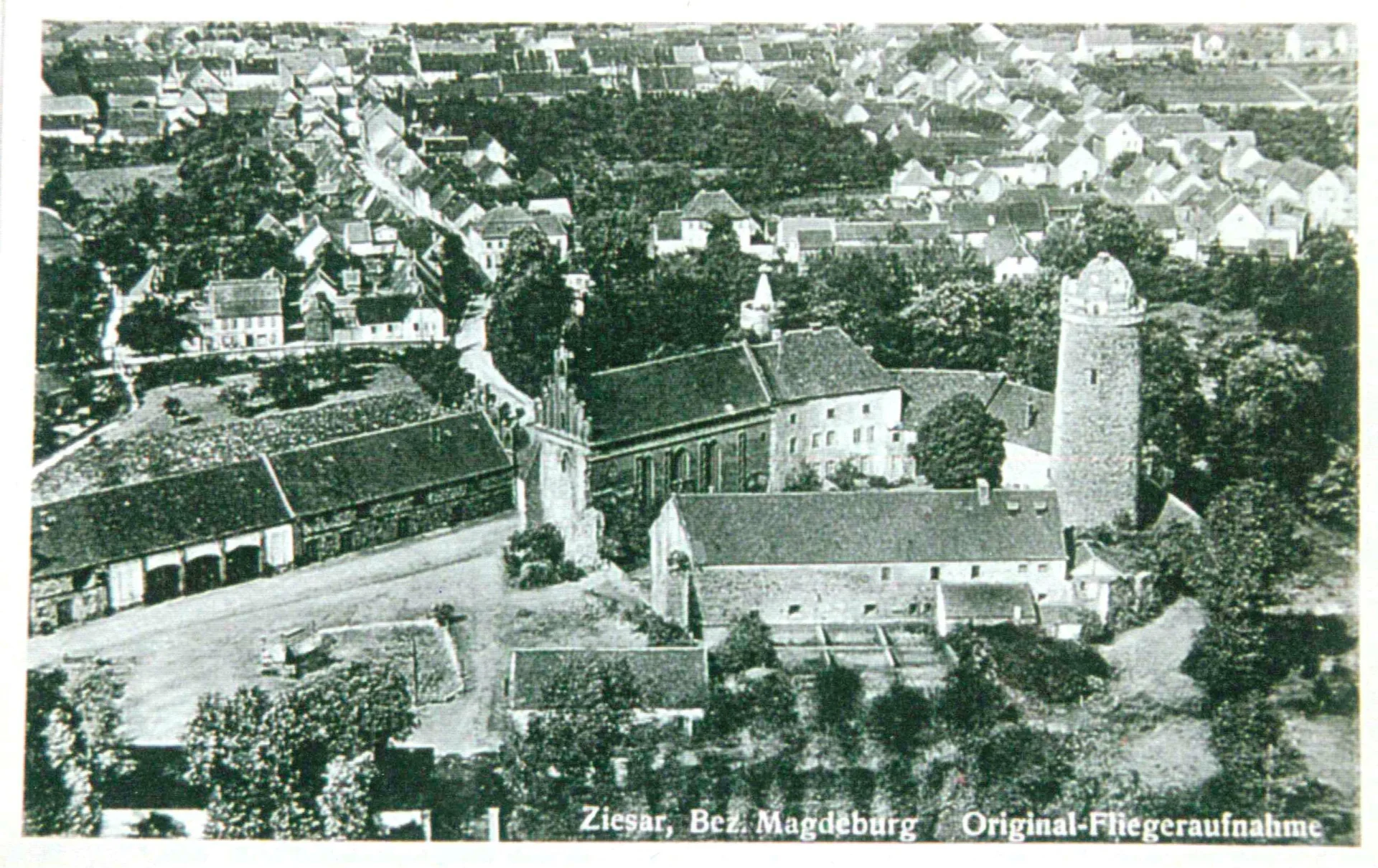 Bild: Fliegeraufnahme nach 1950