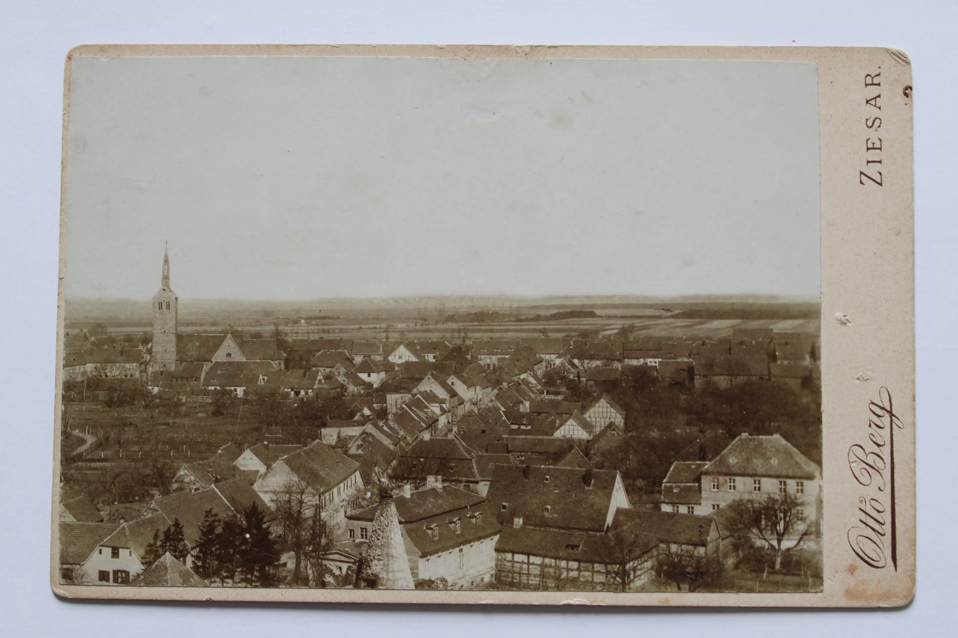 Bild: Totalansicht Ziesar von Otto Berg