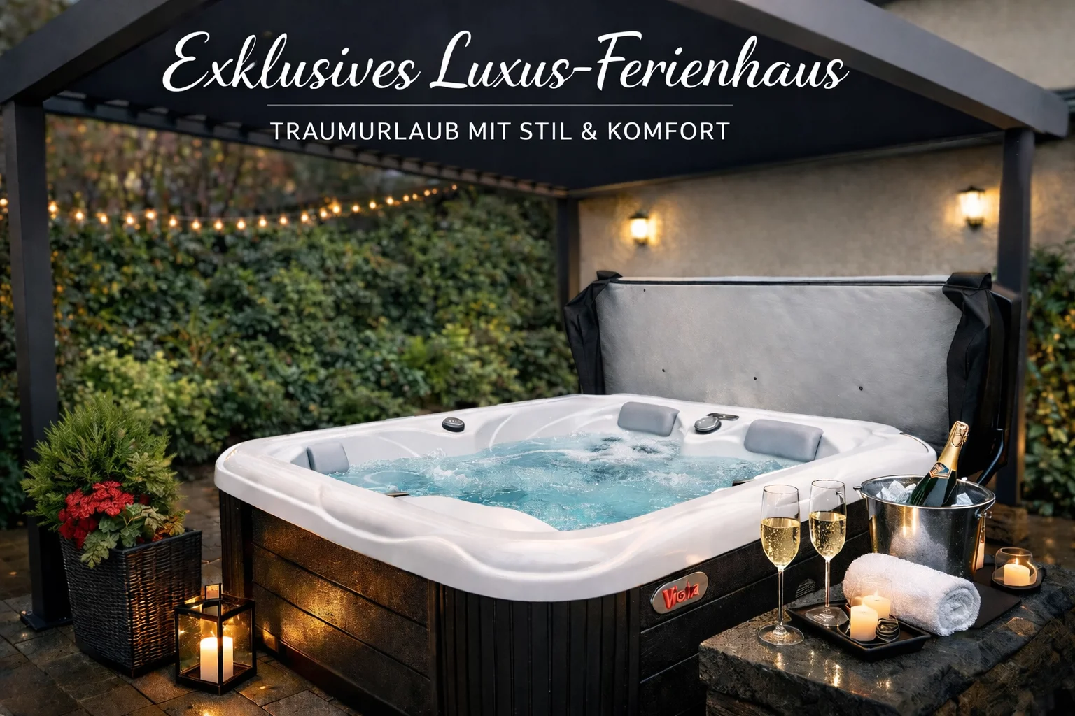 Outdoor-Whirlpool  (Bild vergr&ouml;&szlig;ern)