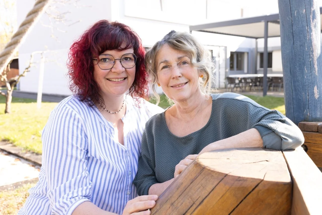 Bild: Frau Schönitz (Teamleitung) & Frau Schreiber (Stellvertr. Bereichsleitung)