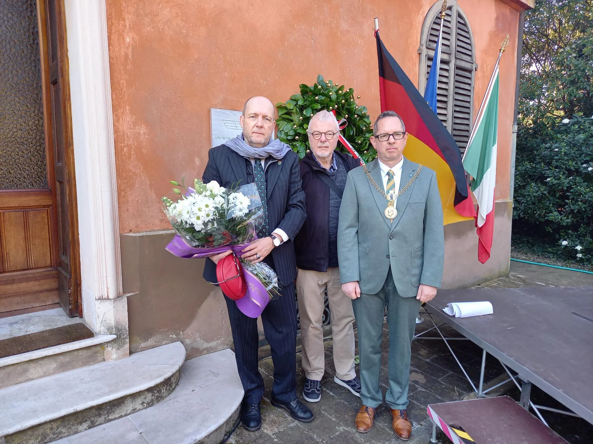 Foto der Galerie: Besuch einer Delegation aus Treptow-Köpenick in Albinea zum 81. Jahrestag der Befreiung