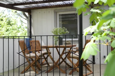 Vorschaubild: Überdachte Terrasse Ferienhütte 4