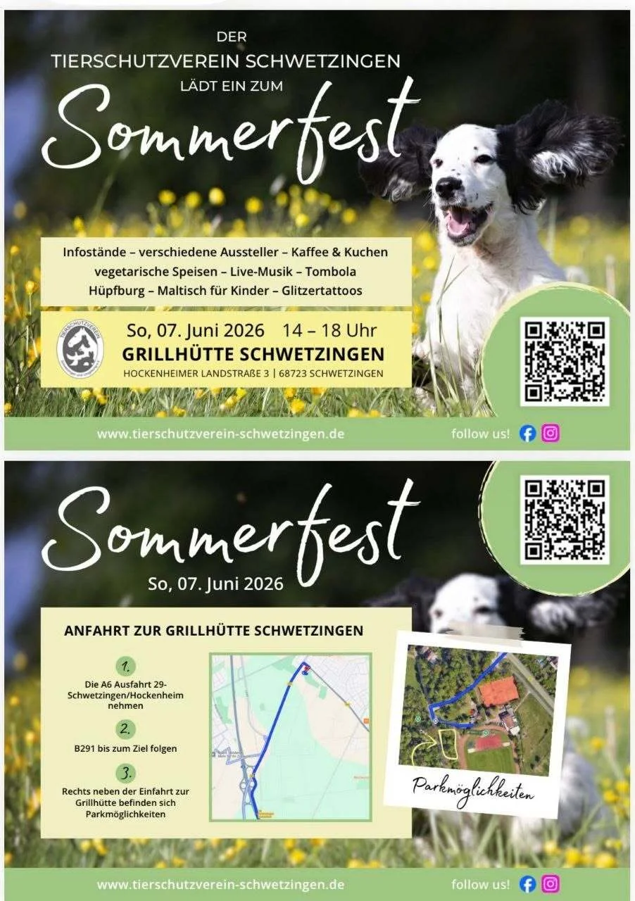 Zur Galerie: Infostand Tierschutzverein Schwetzingen und Umgebung e.V.
