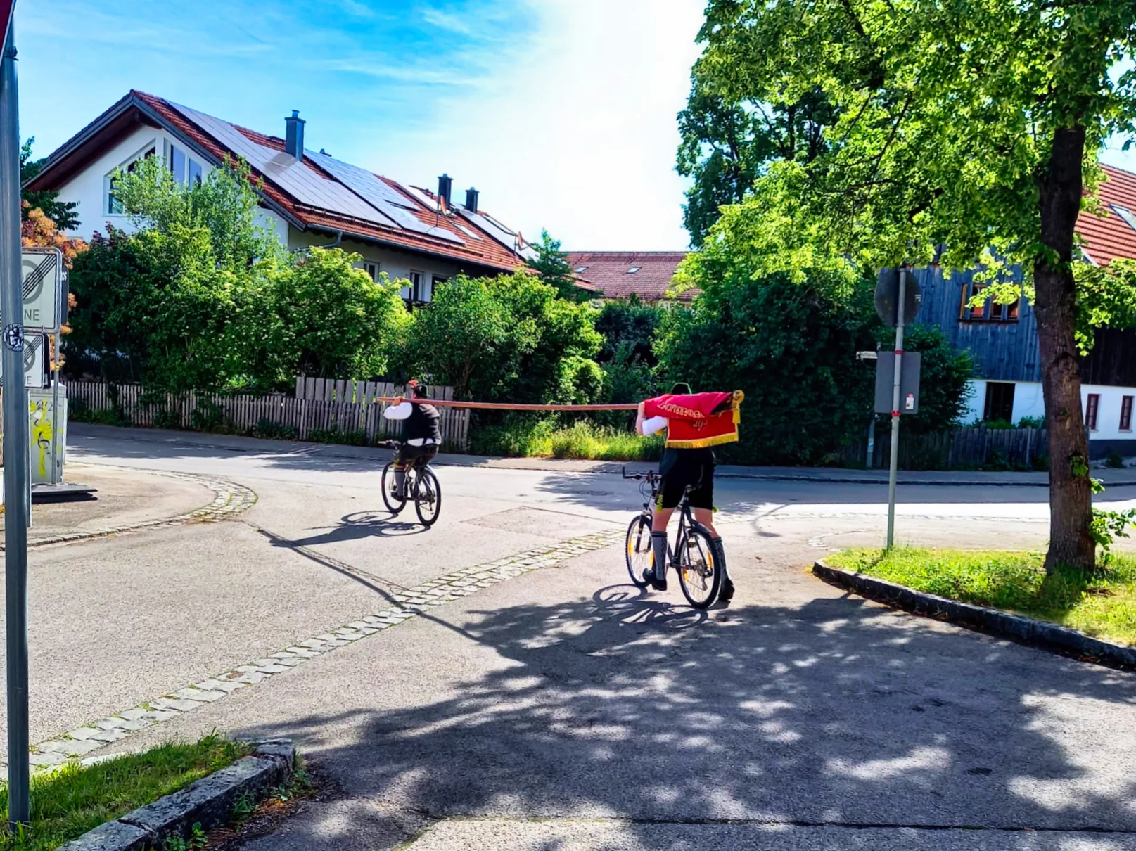 Am Morgen der Prozession 