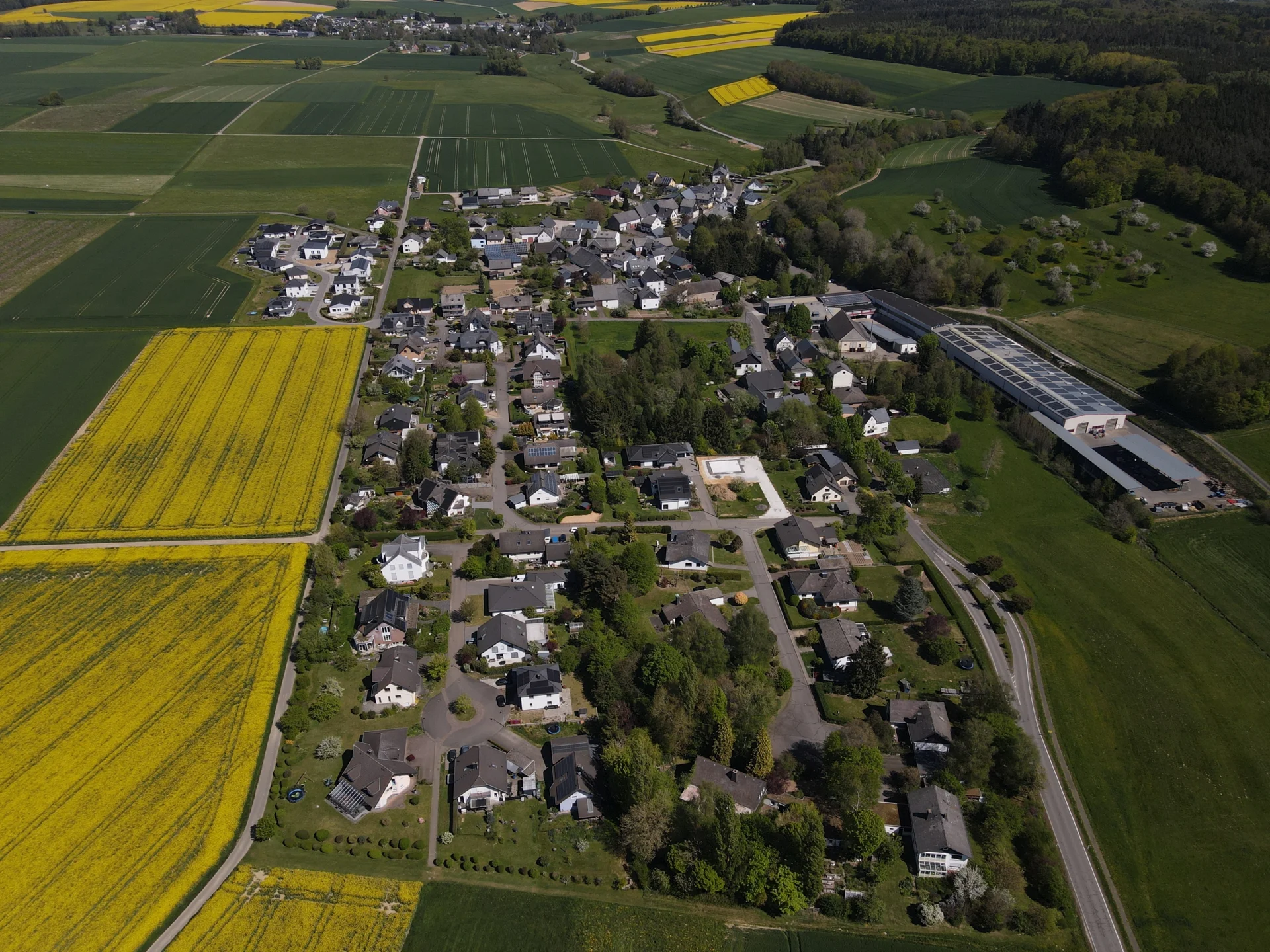 Bild: Luftbild aus südlicher Richtung