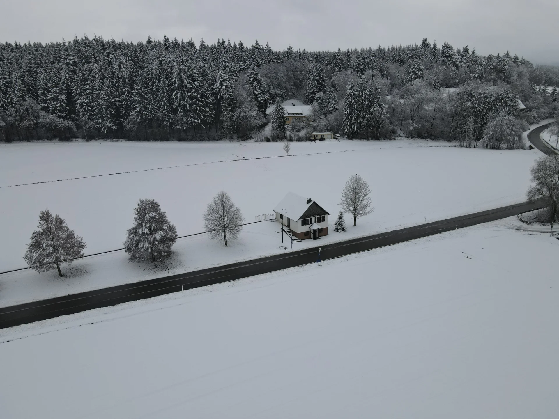 Bild: Mühle im Winter