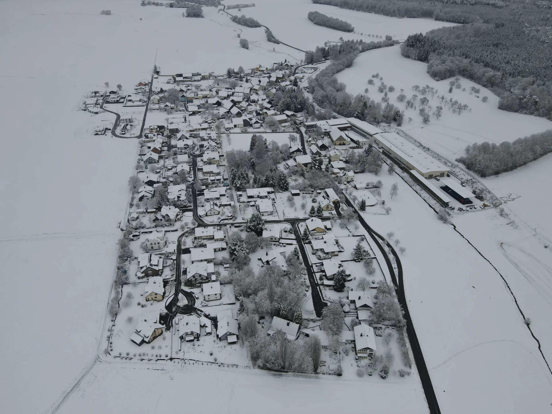 Bild: Niederkumbd im Winter