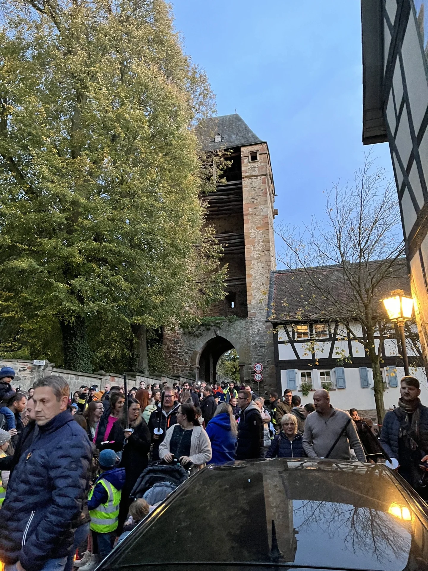 Er&ouml;ffnungs-Fackel-Umzug  (Bild vergr&ouml;&szlig;ern)