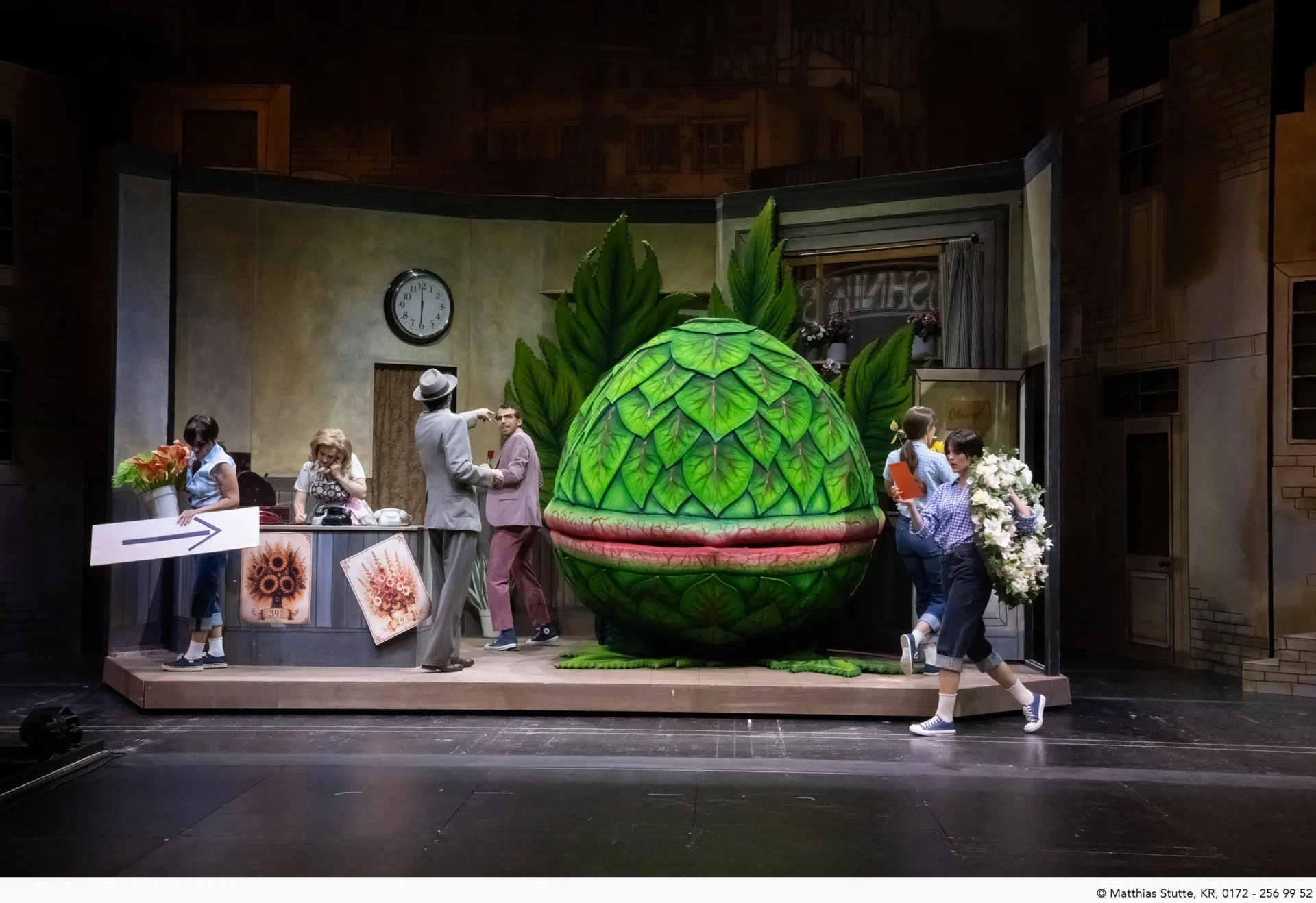 The Little Shop of Horrors &ndash; Photos by Matthias Stutte / Theater Krefeld  (Bild vergr&ouml;&szlig;ern)