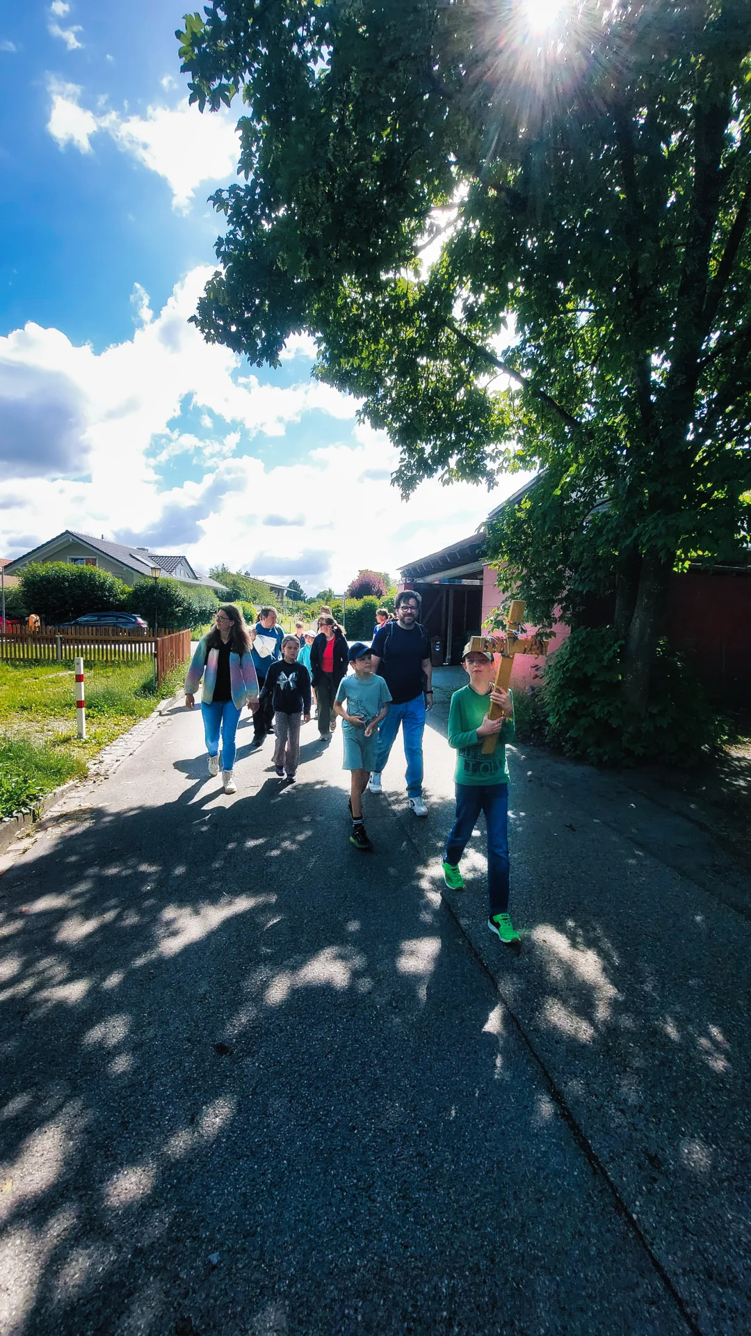 Der Weg f&uuml;hrte zum Isar-Loisach-Kanal ... 