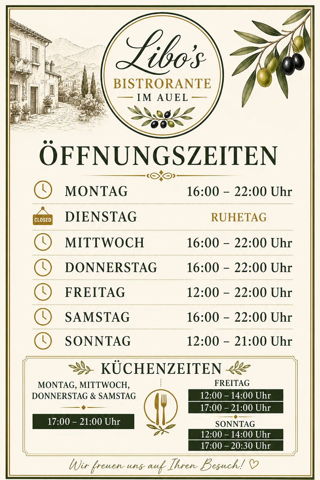 Bild: Öffnungszeiten