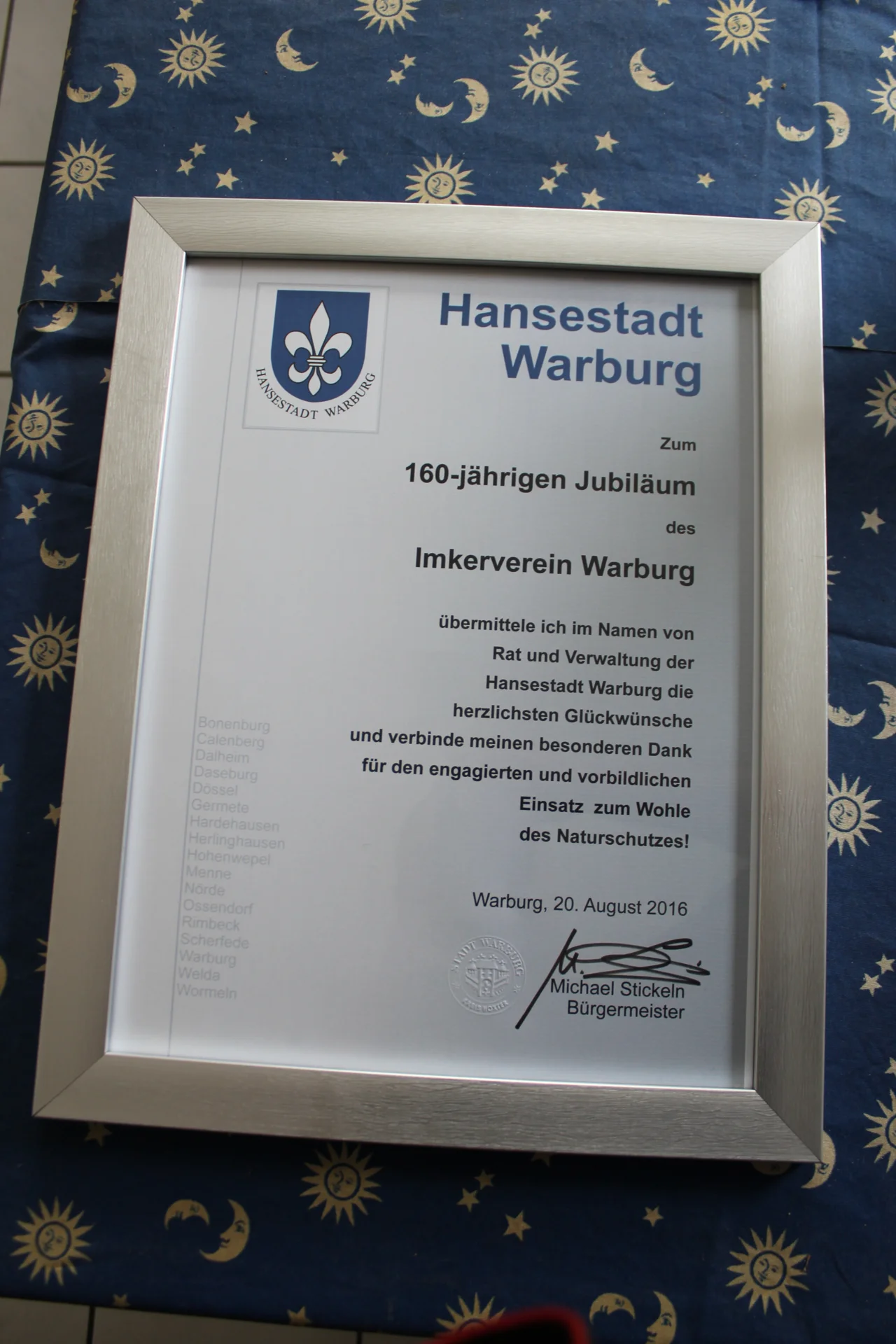 Foto der Galerie: 160 Jahre Imkerverein Warburg