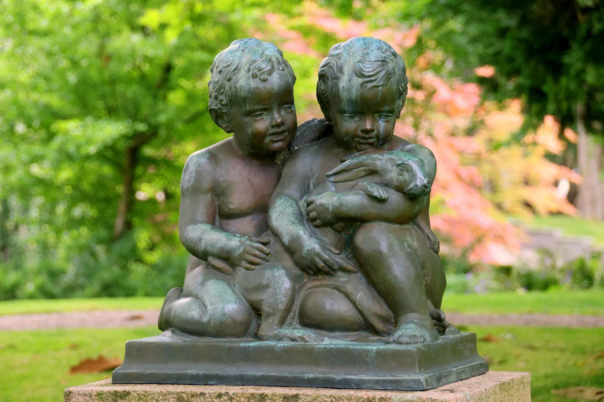 Peter Sekyra - Kleine Tierfreunde  (Bild vergr&ouml;&szlig;ern)