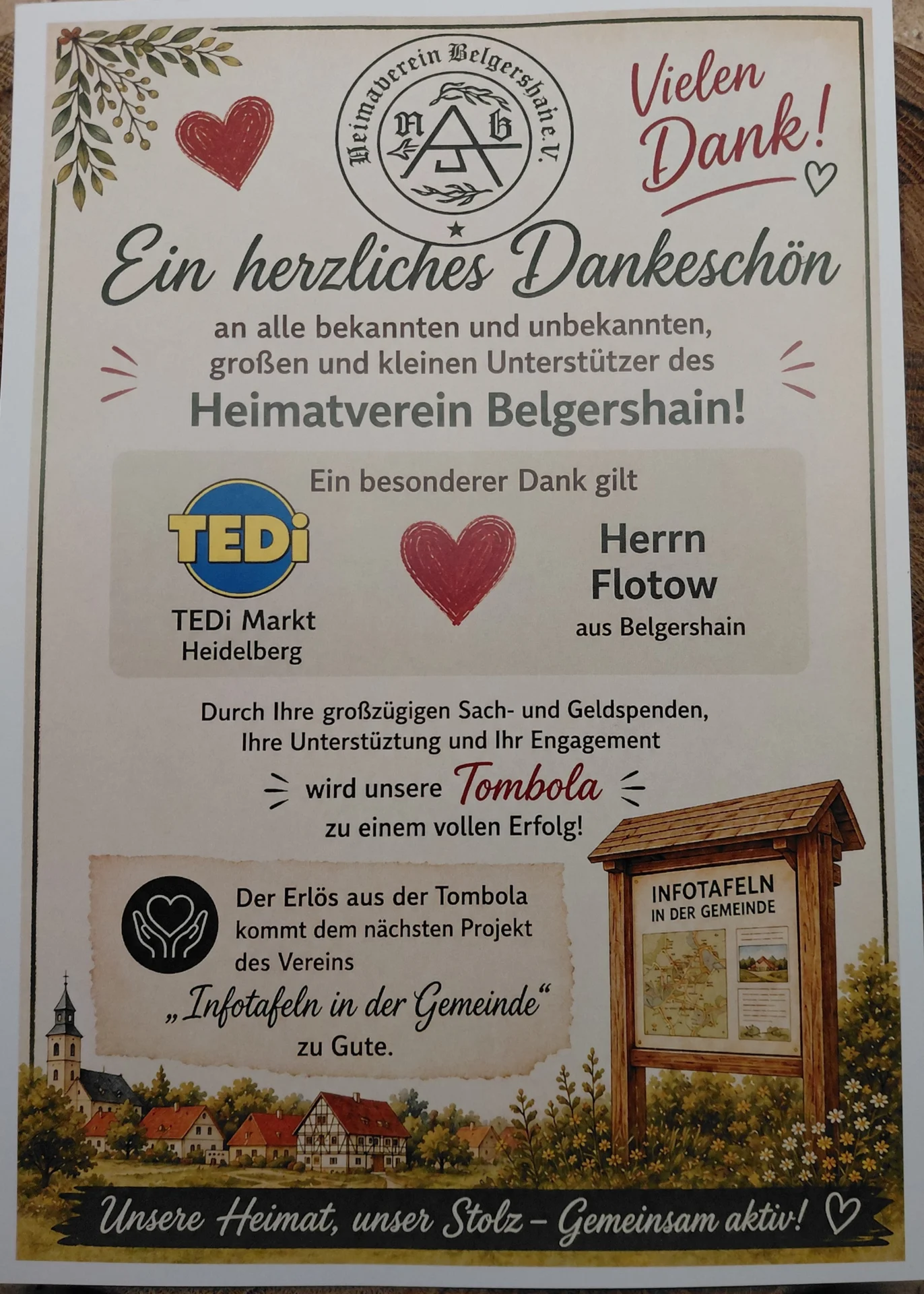 Bild: Dankeschön