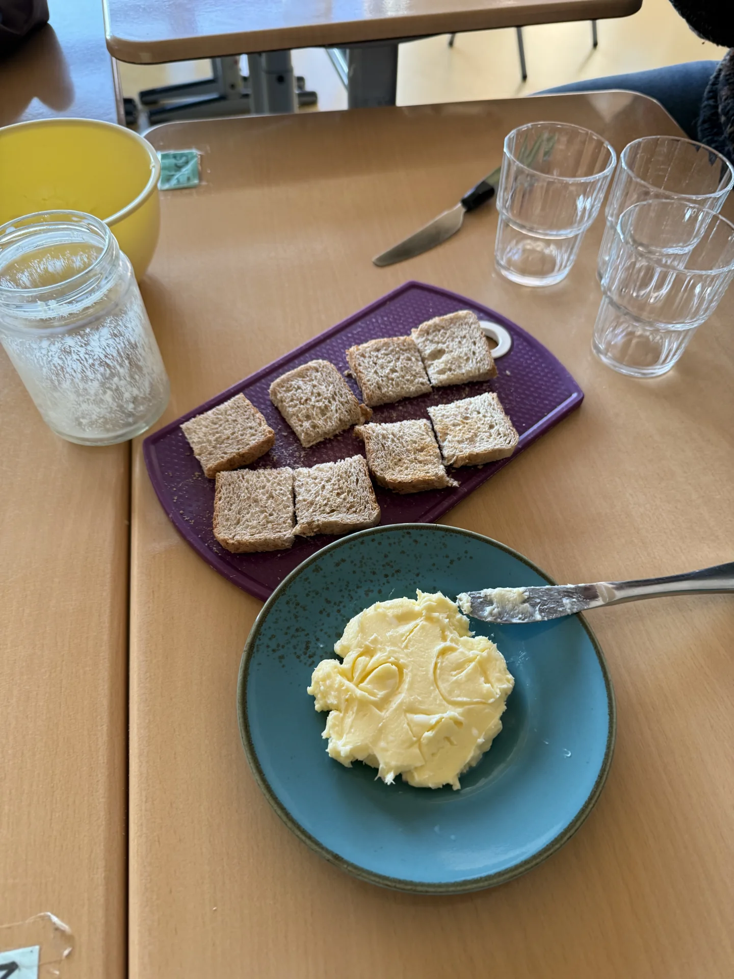 Bild: Unsere selbst geschüttelte Butter