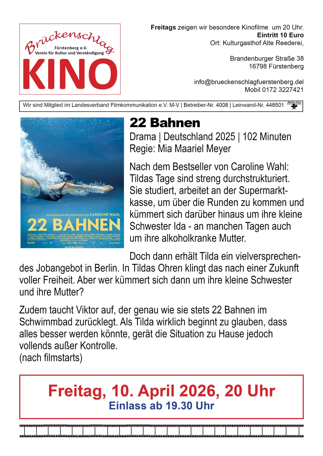 Foto der Galerie: Filmkunst Archiv 2026