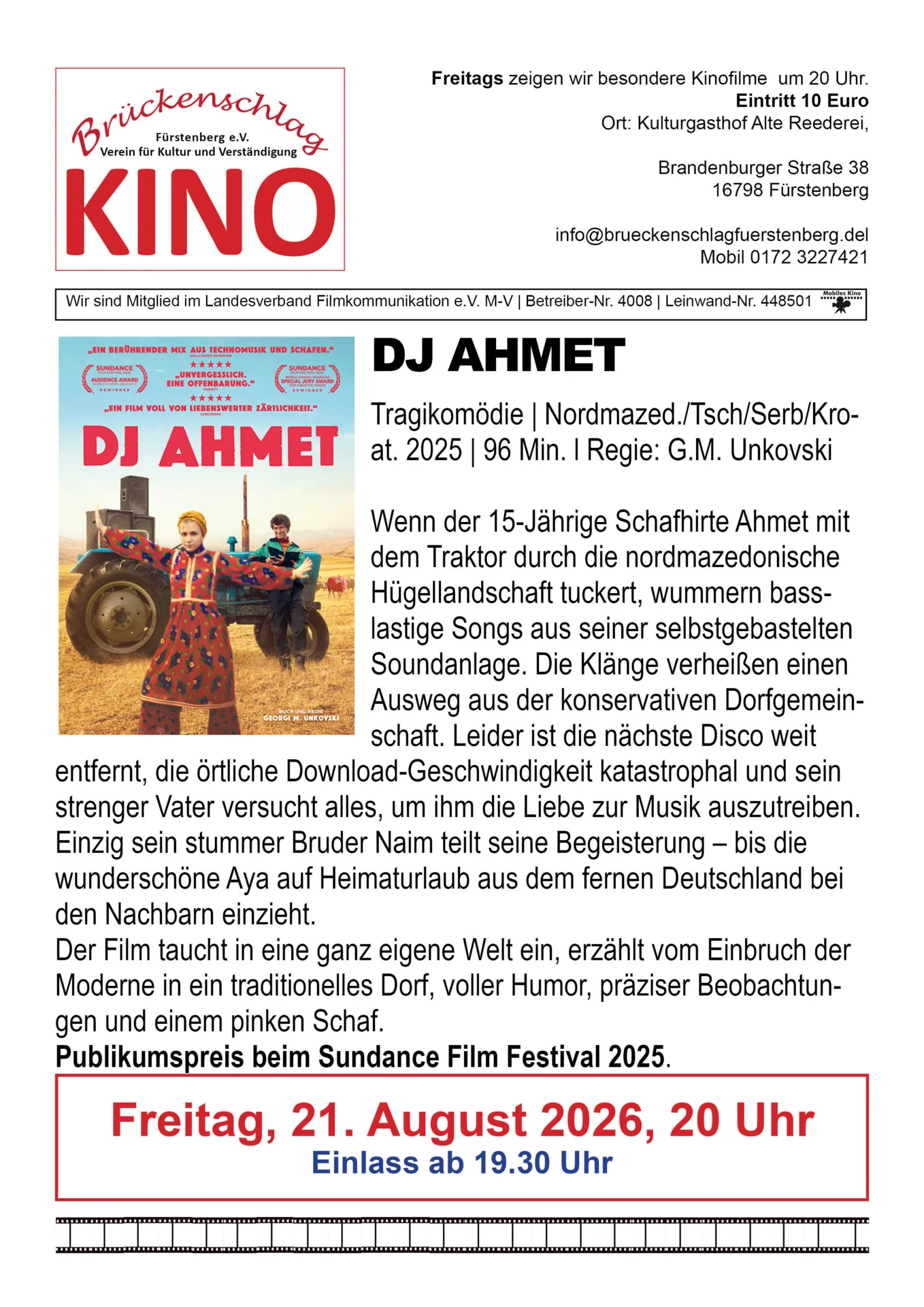 Foto der Galerie: Filmkunst Archiv 2026
