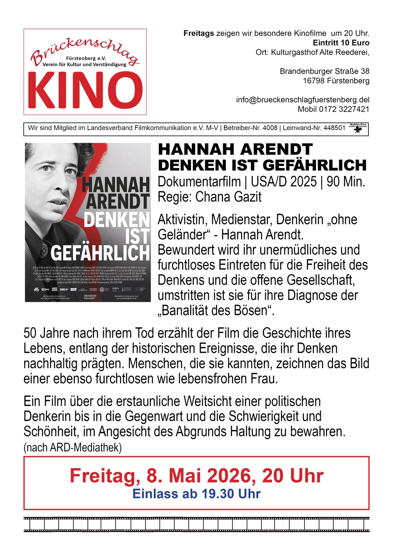 Foto der Galerie: Filmkunst Archiv 2026