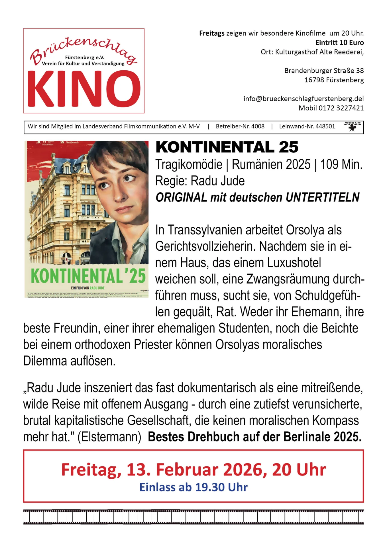 Foto der Galerie: Filmkunst Archiv 2026
