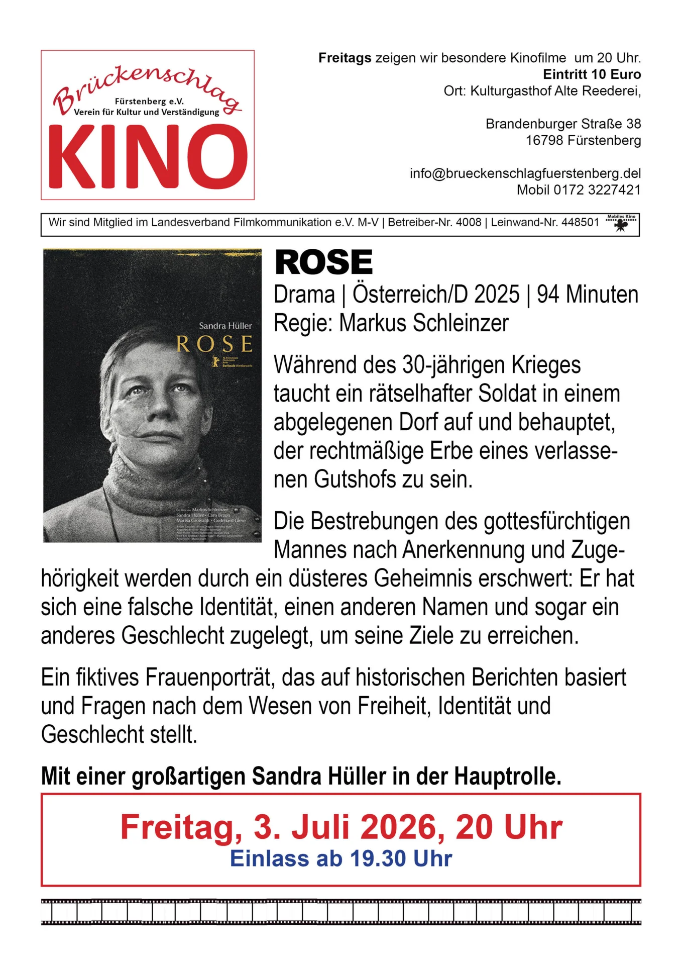 Foto der Galerie: Filmkunst Archiv 2026
