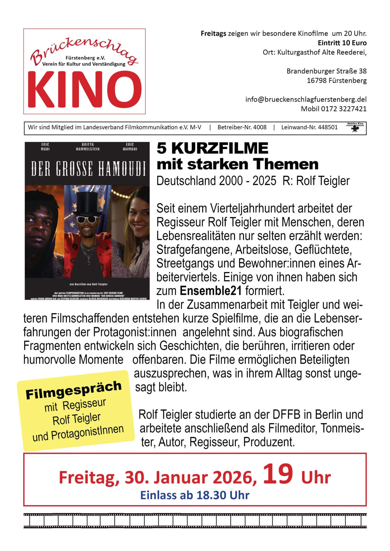 Foto der Galerie: Filmkunst Archiv 2026