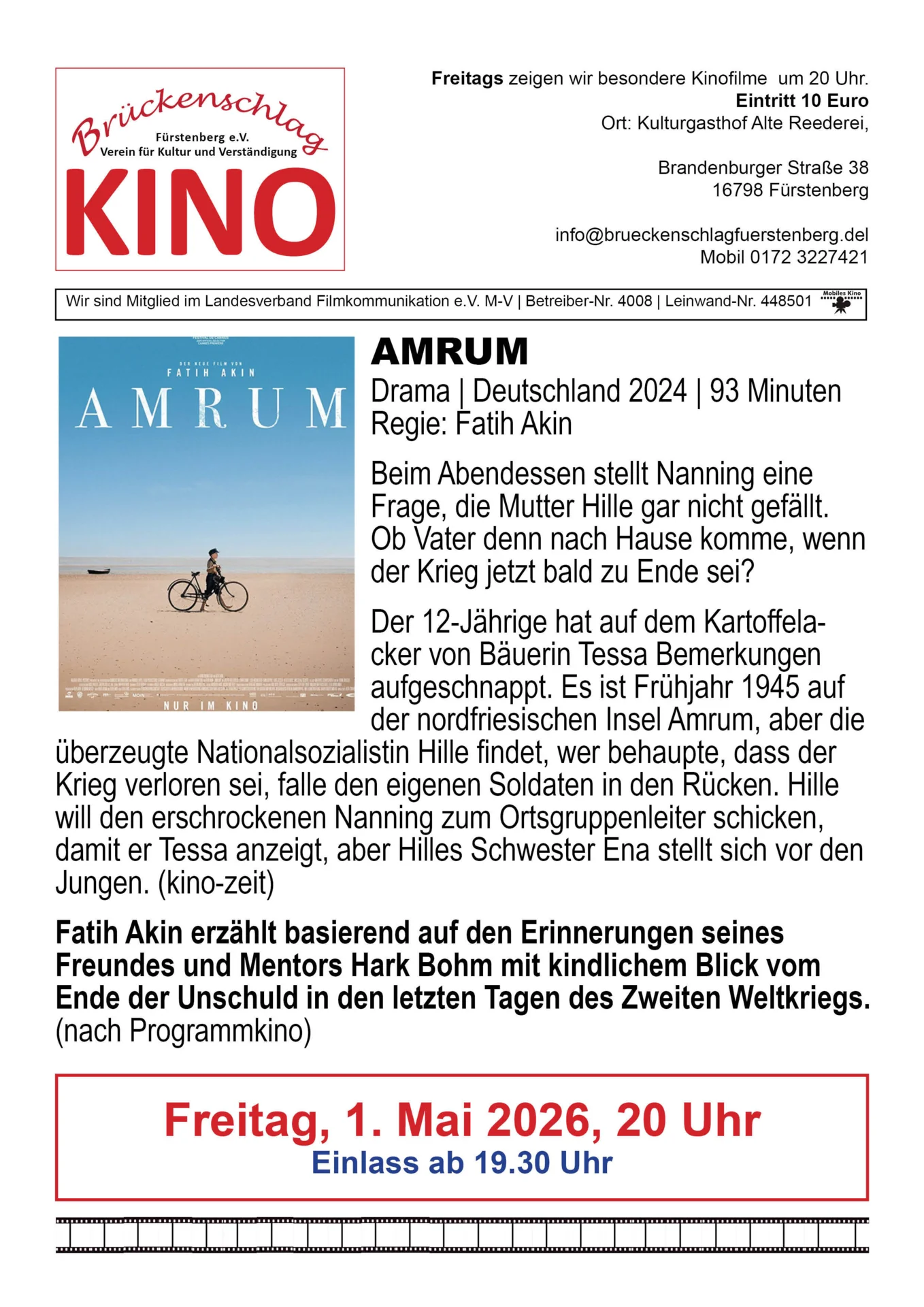 Foto der Galerie: Filmkunst Archiv 2026