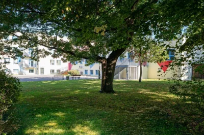 Vorschaubild: k-Schulhof mit Baum