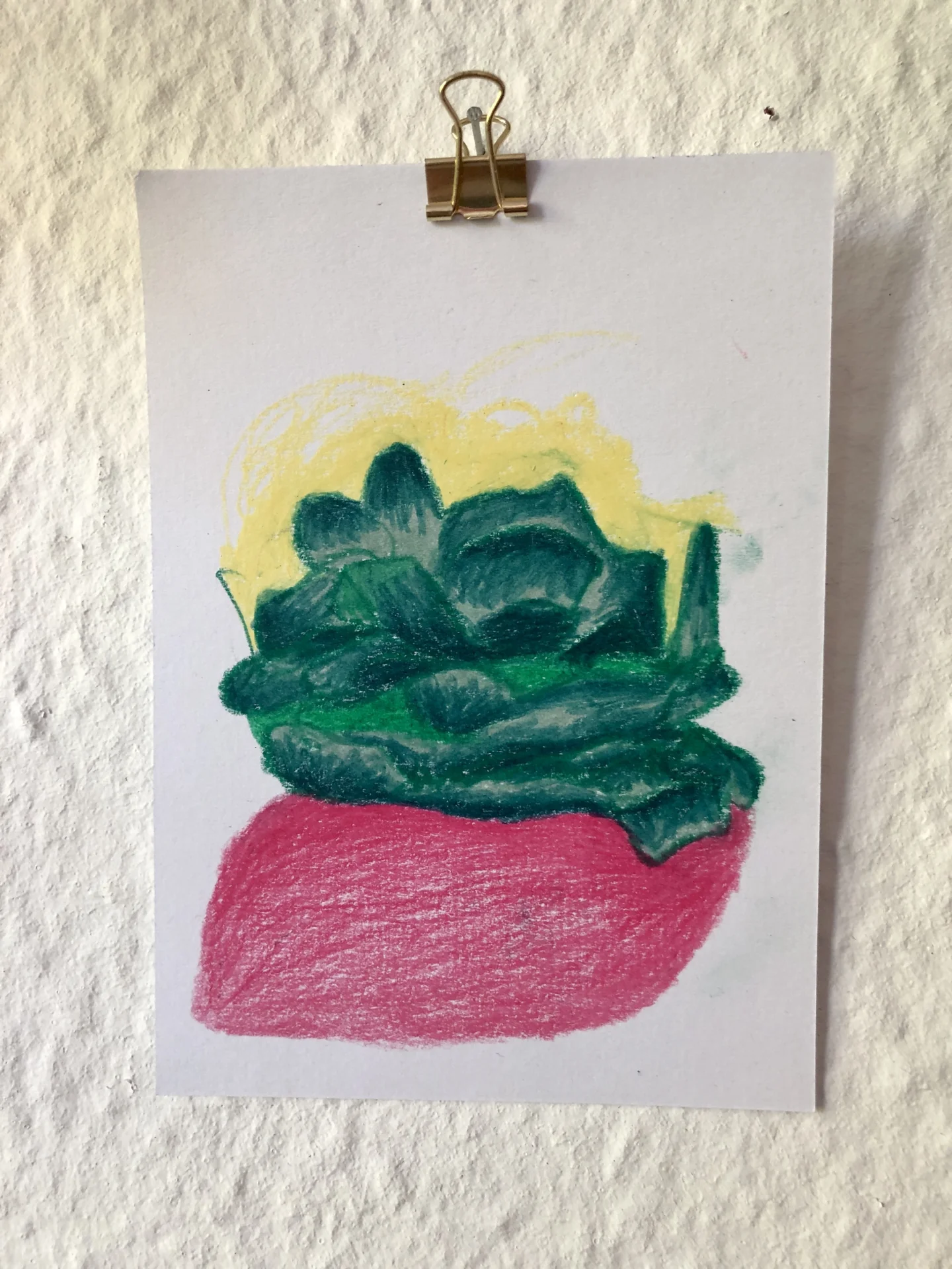 tiny abstract series (2025/26) Buntstift auf Papier. DinA6  (Bild vergr&ouml;&szlig;ern)