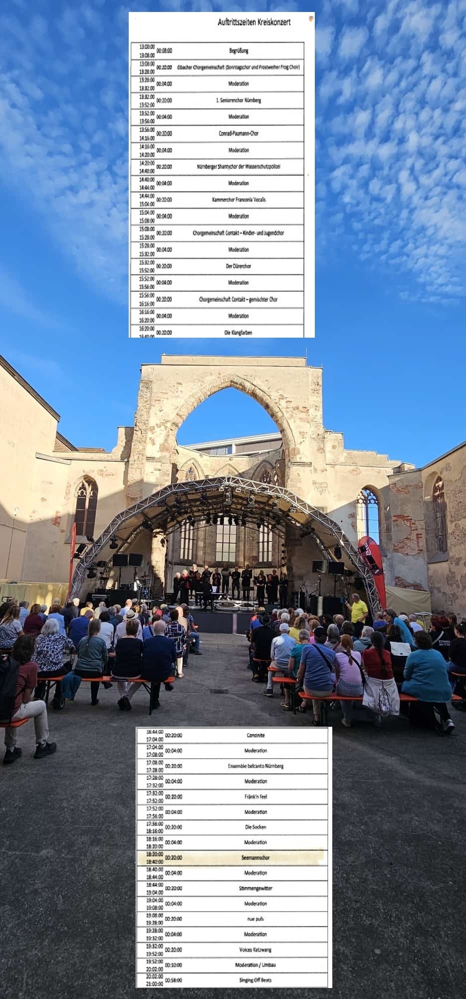 Zur Galerie: 27 Sep: Katharinenruine Altstadtfest Nürnberg