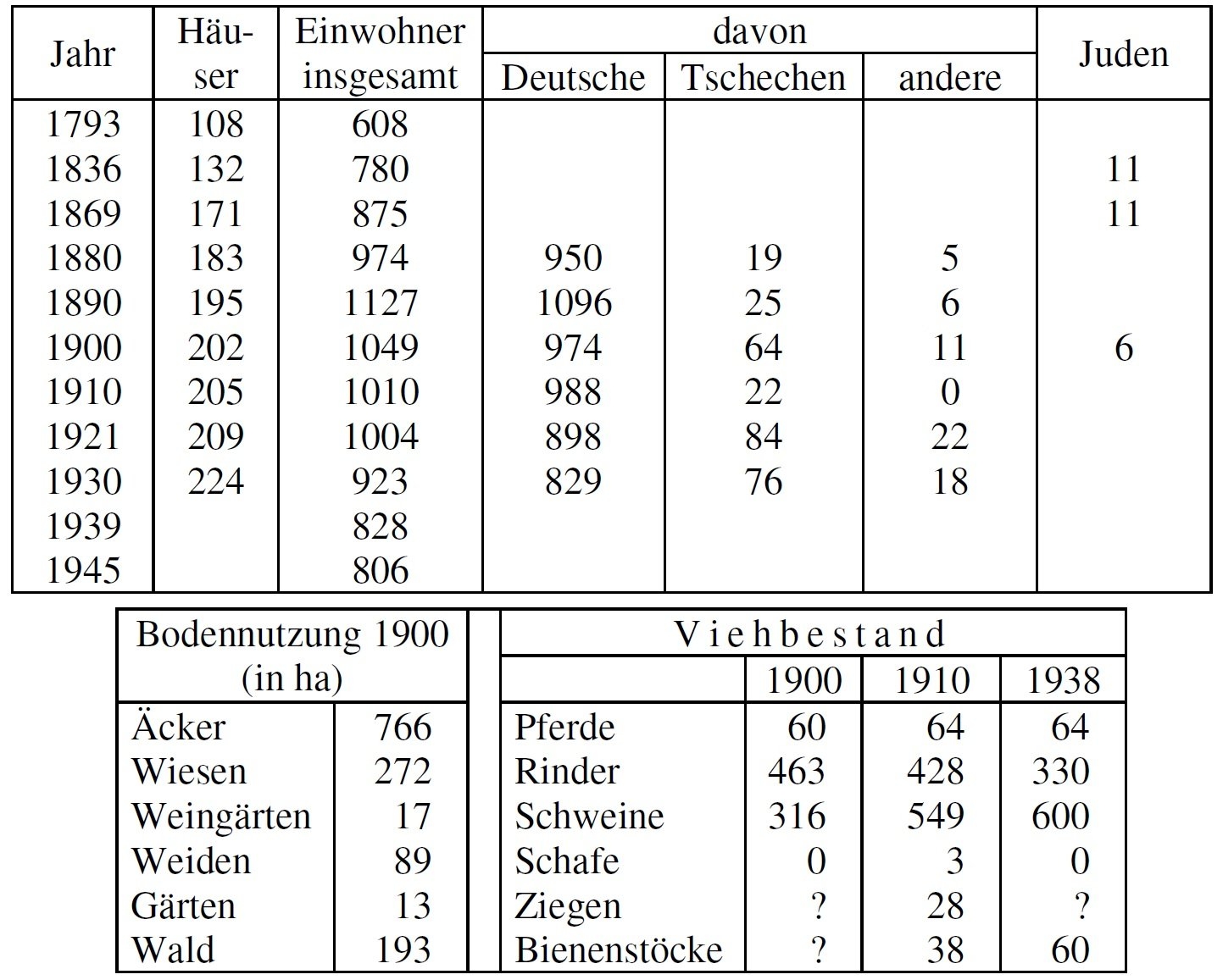 Statistik Tracht