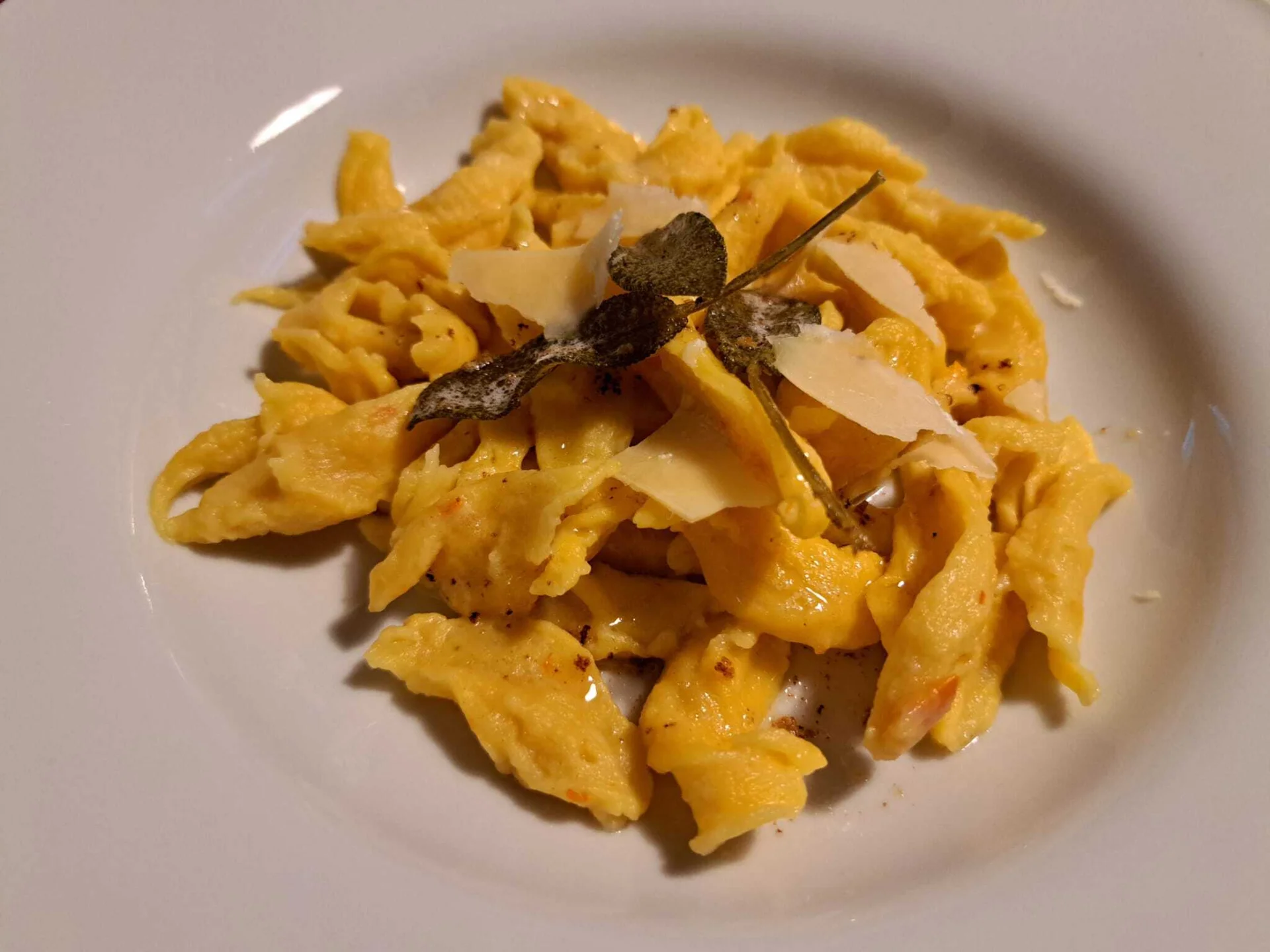 Kürbisspätzle