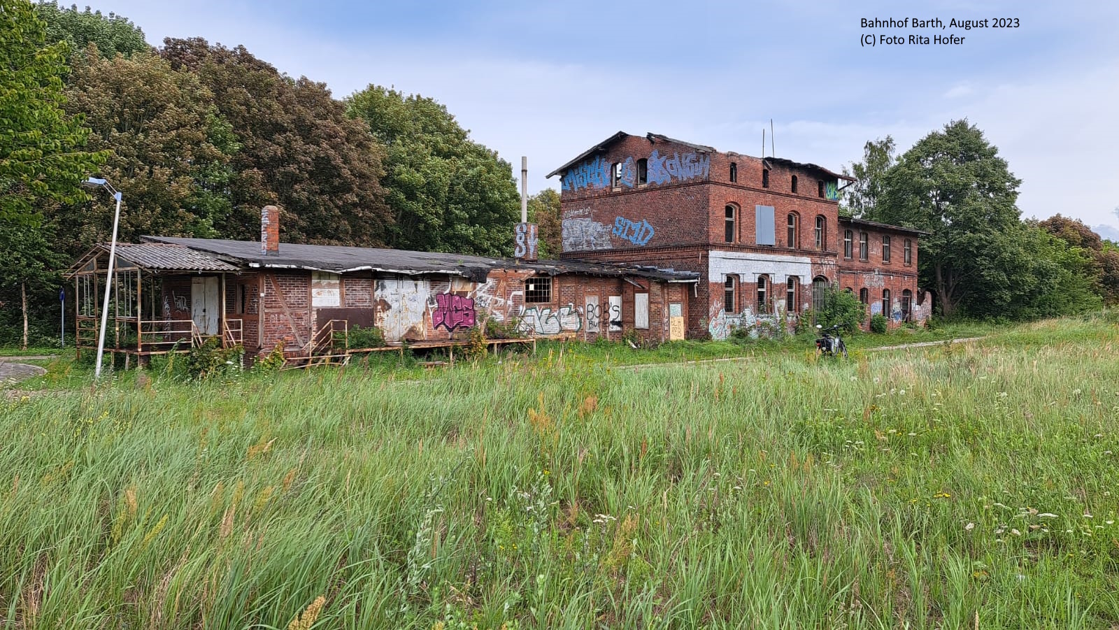 Bahnhof Barth, alter Bahnhof