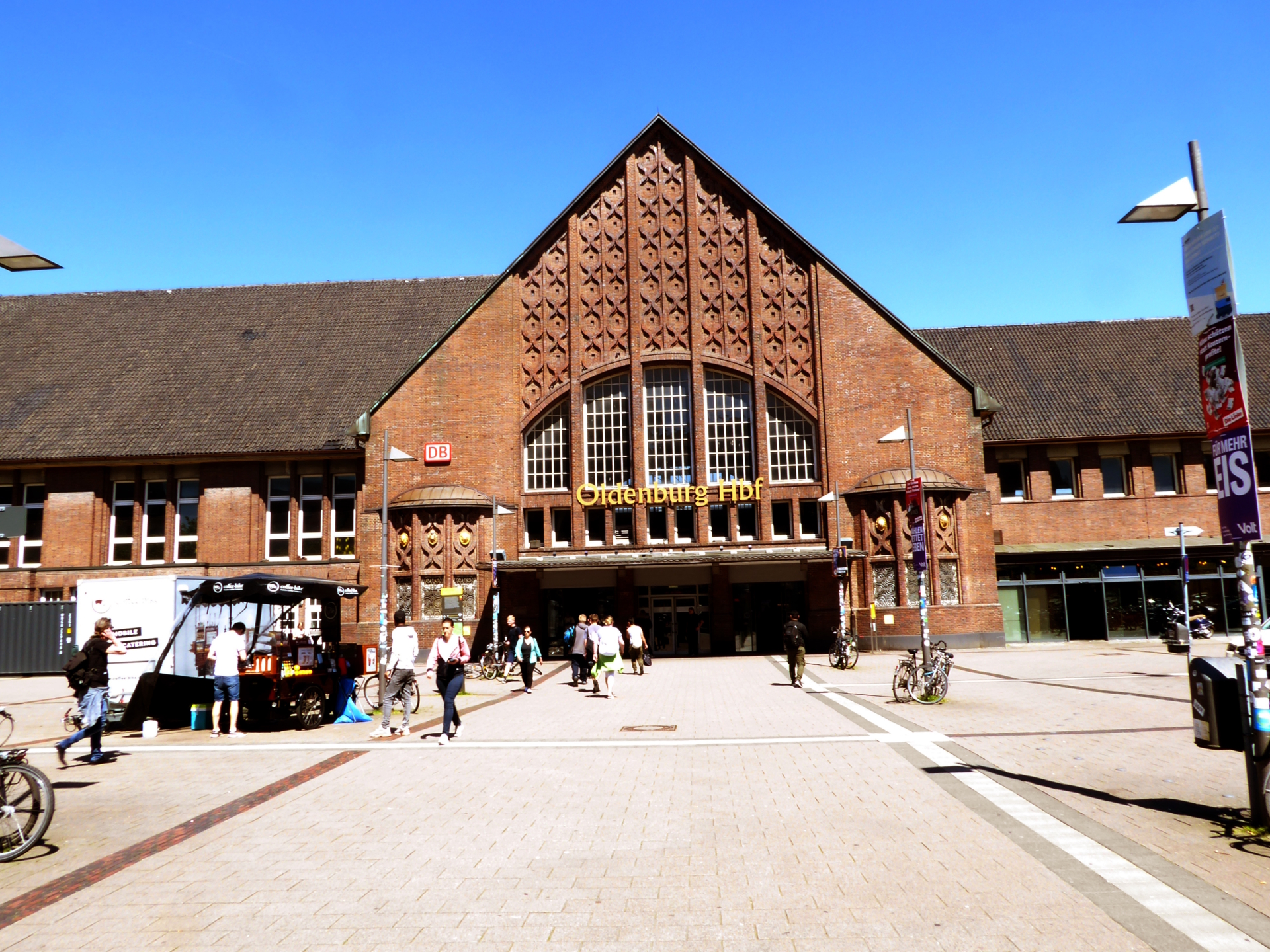 Bahnhof Oldenburg/Oldb, Foto Hermann Volke