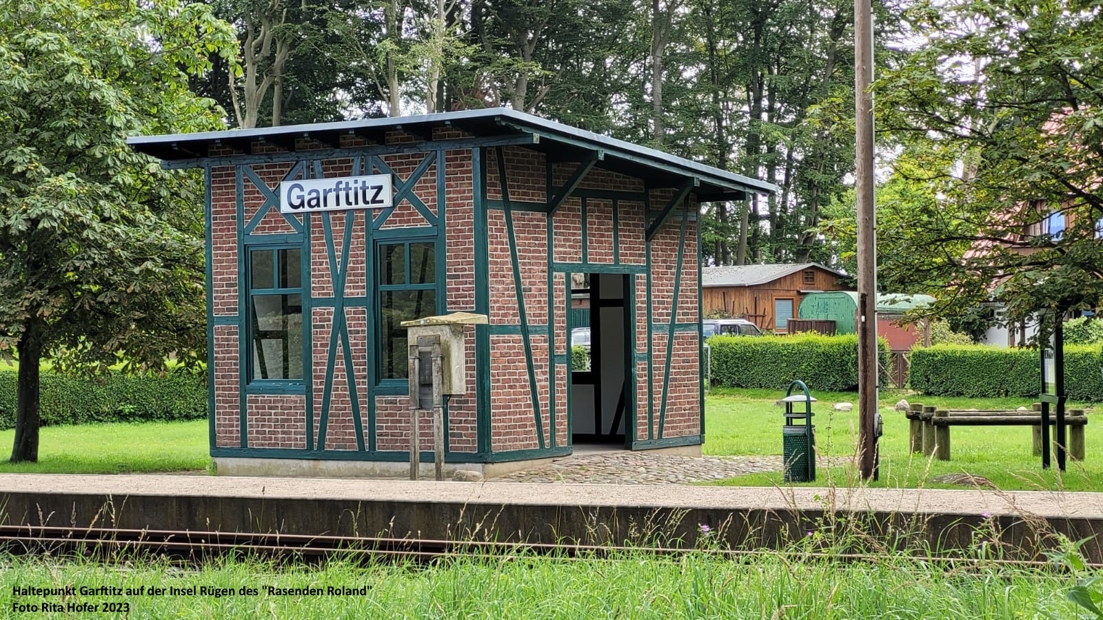 Haltepunkt Garftitz auf Insel Rügen