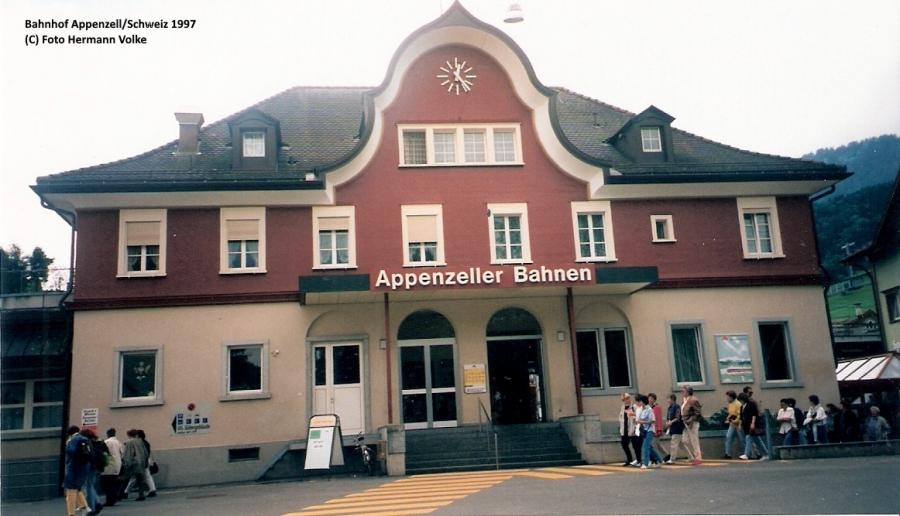 Bahnhof Appenzell 1997