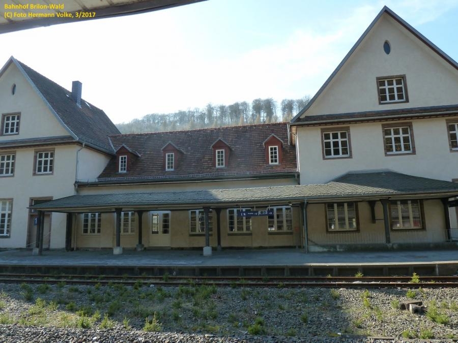 Bahnhof Brilon Wald - Gleisseite