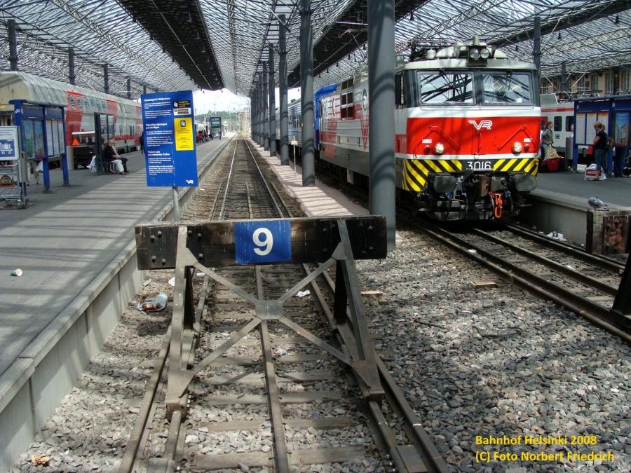 Bahnhof Helsinki/Finnland