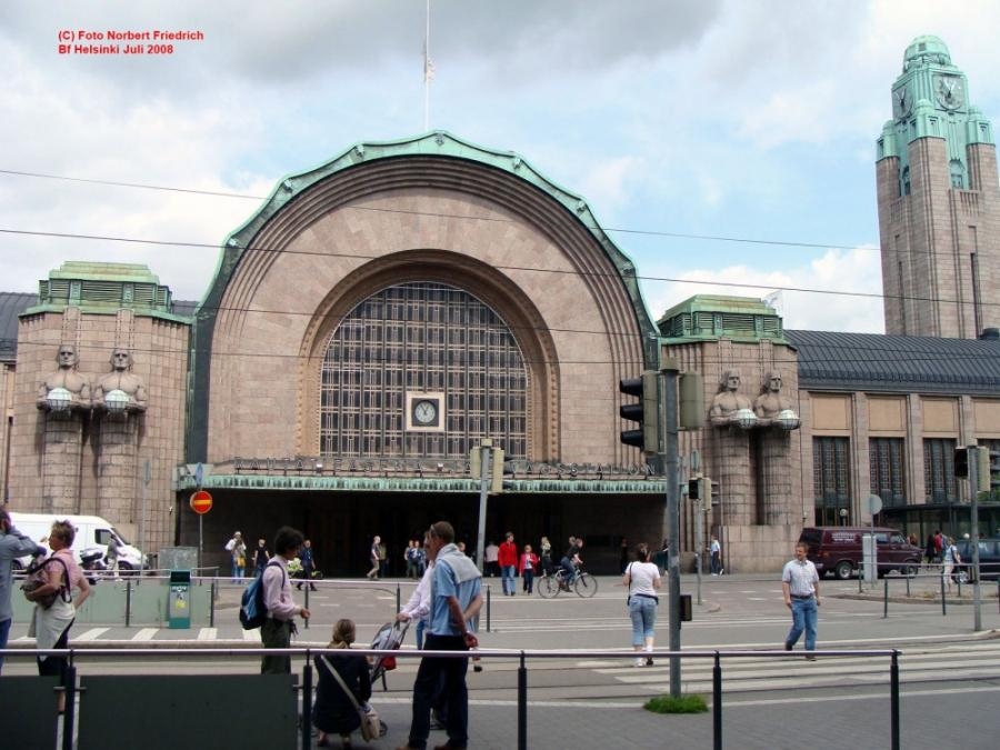 Bahnhof Helsinki/Finnland