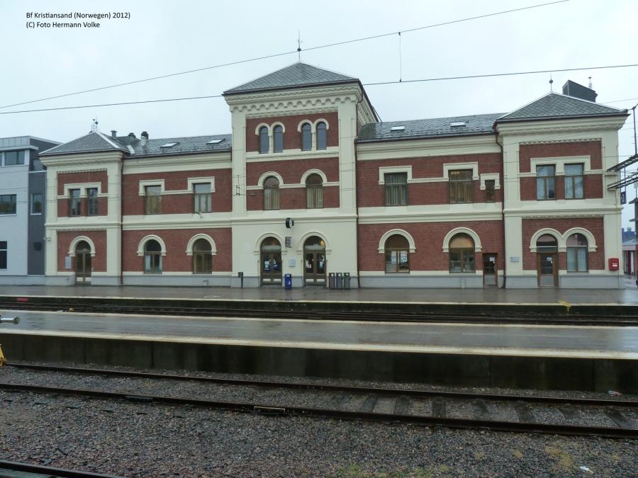 Bahnhof Kristiansand/Norwegen 2012