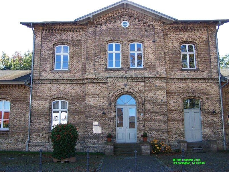 Bf Lenningsen an der ehemaligen Bahnlinie Soest-Welver-Unna-Königsborn