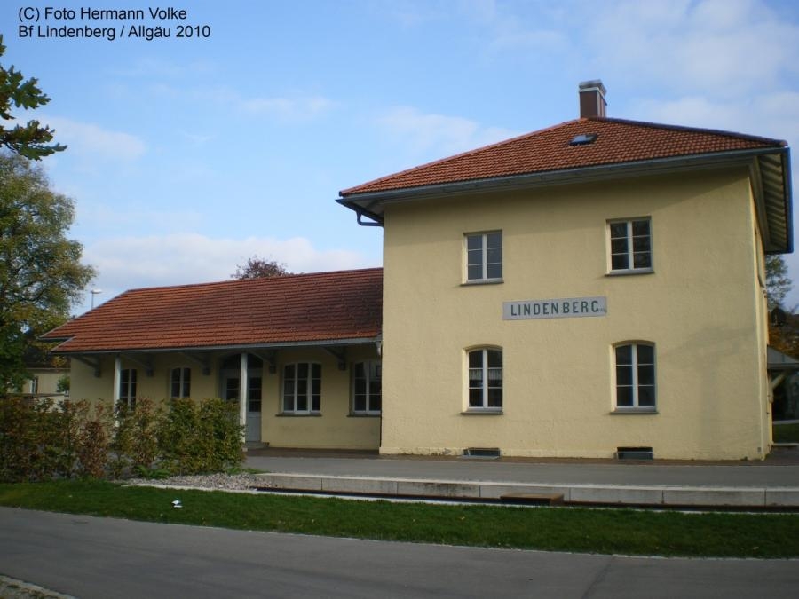 ehemaliger Bf Lindenberg / Allgäu