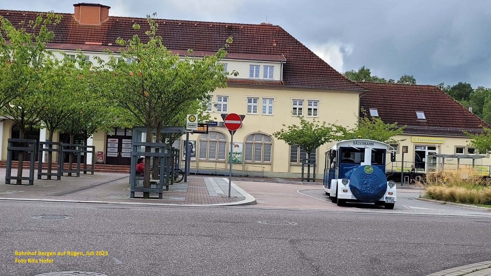 Bahnhof Bergen auf Rügen, Juli 2023