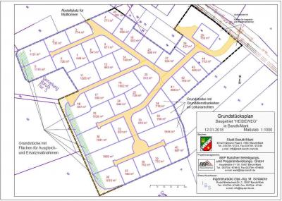 Grundstücksplan Heidweg