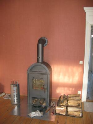 Kamin im Wohnzimmer