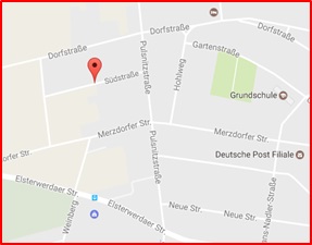 Karte Gröden Südstraße